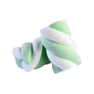 Marshmallow Treccia Bianco Verde 1 kg