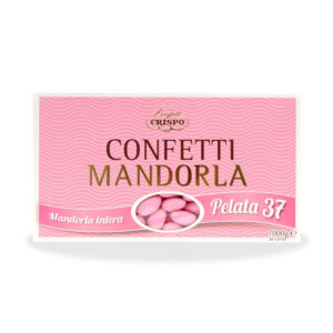 Confetti Crispo Rosa con mandorla pelata da 1 Kg