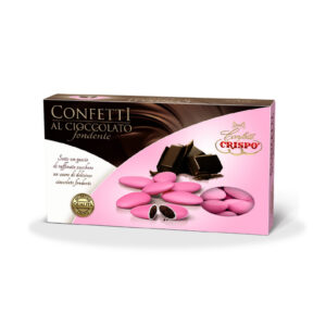Confetti al cioccolato Rosa - Linea Fondente Crispo da 1 kg