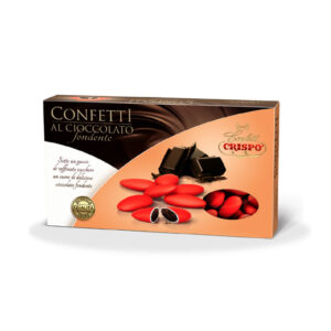 Confetti al cioccolato Rossi - Linea Fondente Crispo da 1 kg