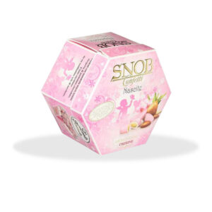 Confetti rosa incartati singolarmente - linea Lieto Evento Snob Crispo da 500 gr