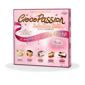 Confetti sfumati rosa incartati singolarmente - Cioco passion SELECTION Crispo da 500 gr