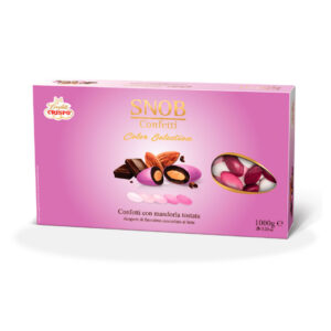 Confetti Crispo con mandorla mix Sfumati rosa | LINEA SNOB da 1 Kg