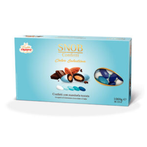 Confetti Crispo con mandorla mix Sfumati azzurri | LINEA SNOB da 1 Kg