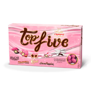 Crispo confetti Rosa con forme assortite LINEA TOP FIVE da 1 kg
