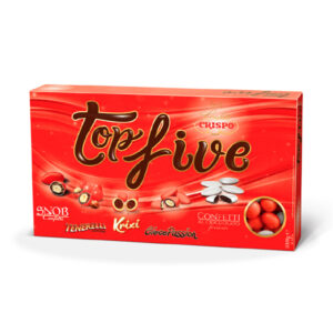 Crispo confetti Rossi con forme assortite LINEA TOP FIVE da 1 kg