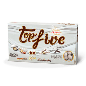 Crispo confetti Bianchi con forme assortite LINEA TOP FIVE da 1 kg