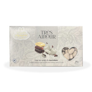 Crispo confetti Tortora a forma di cuore | 1 Kg linea Tres Amour