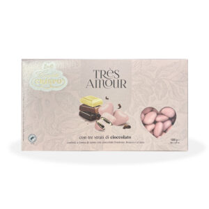 Crispo confetti Rosa a forma di cuore | 1 Kg linea Tres Amour