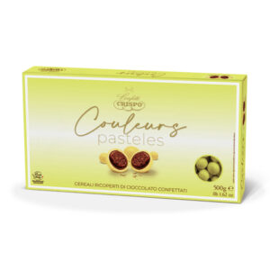 Crispo confetti tondi colore giallo | 500 gr Couleurs pasteles