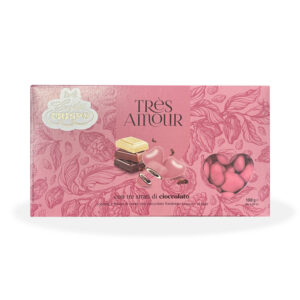 Crispo confetti Malva a forma di cuore | 1 Kg linea Tres Amour