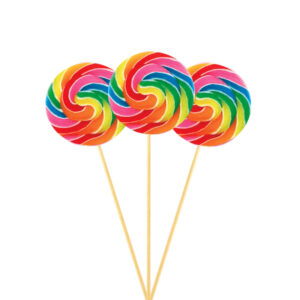 Lecca lecca spirale arcobaleno 40 gr