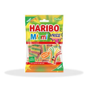 Haribo Miami Frizzi MULTIPACK | Buste da 80 gr