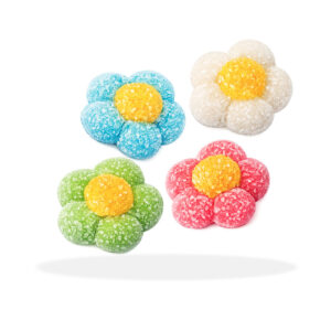 Fiorellini colorati | Caramelle gommose gusto lampone 1 kg