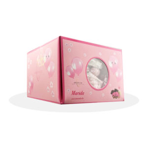 Confetti rosa con mandorla – Box da 500 gr | Incartati singolarmente