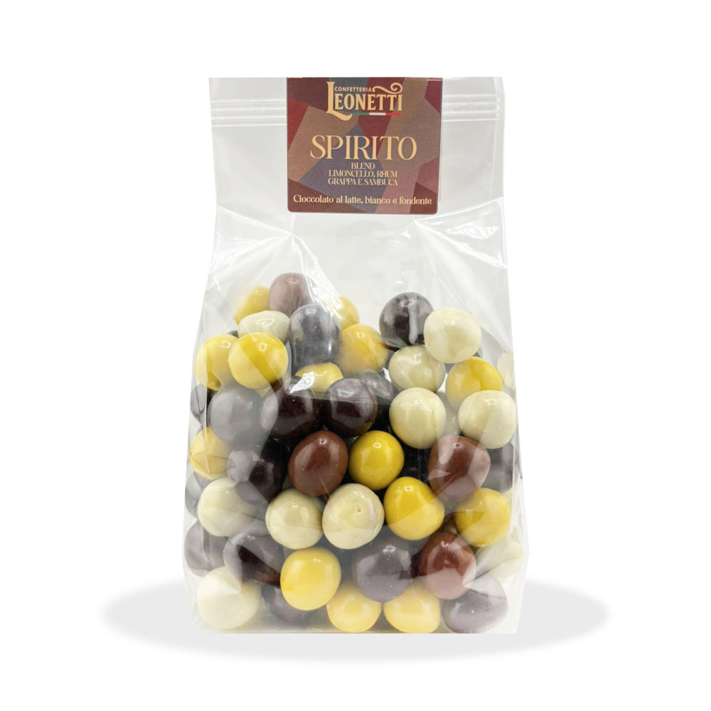 Dragées Mix distillati "Spirito" Linea Confetteria Leonetti da 500 Gr