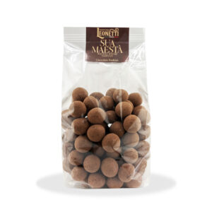 Dragées nocciole tartufate al cacao "Sua Maestà" Linea Confetteria Leonetti da 500 Gr