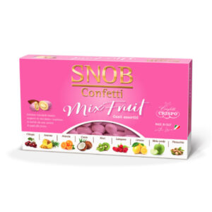 Confetti Crispo rosa con mandorla gusto mix frutta | circa 200 confetti LINEA SNOB