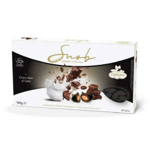 Confetti Crispo Color Nero con mandorla e cioccolato | LINEA SNOB da 500 gr