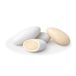 Confetti con mandorletta pelata bianca 1 Kg | Boccia Confetti