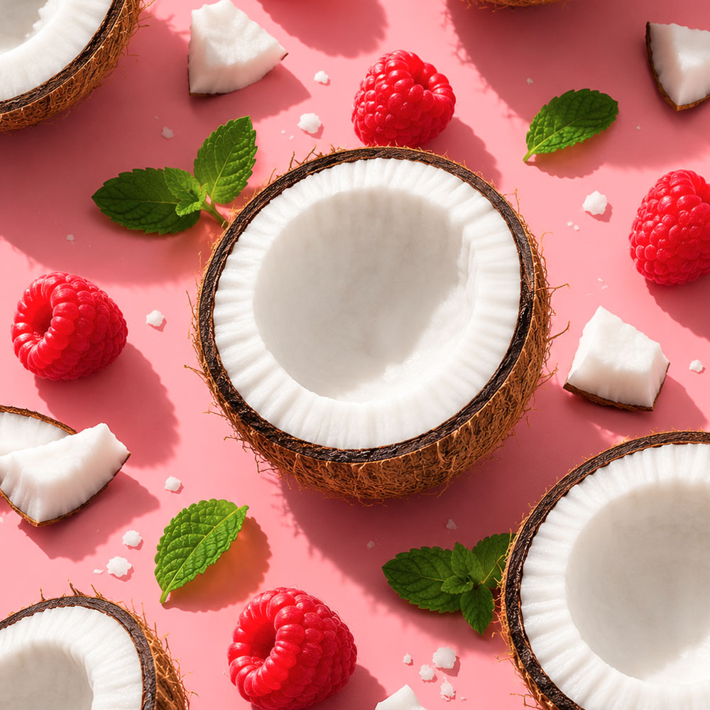 Confetti bianchi CuorDi mandorla gusto Lamponi e Cocco | Confetteria Leonetti da 1 kg - immagine 3