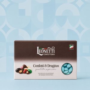Confetti celesti CuorDi ChocoCream al Triplo Cioccolato | Confetteria Leonetti da 1 kg