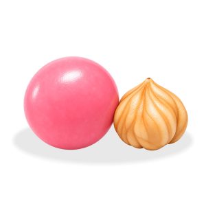 Confetti rosa tondi con nocciola da 1 Kg | Crispo Linea Tenerelli