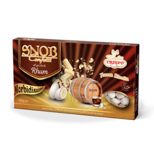 Confetti al Rhum con Mandorla ricoperta di Cioccolato Bianco | Confetti Crispo Snob 500 gr
