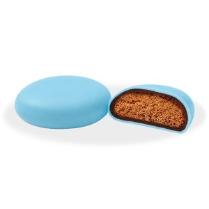 Amaretti con cioccolato a latte confettato CELESTI da 400 gr | Confetti Crispo Cioco Glow Up
