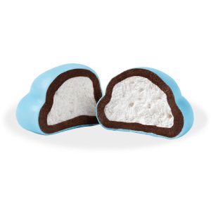 Meringhe con cioccolato a latte confettato CELESTE da 400 gr | Confetti Crispo Choco Bae