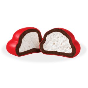 Meringhe con cioccolato a latte confettato ROSSO da 400 gr | Confetti Crispo Choco Bae