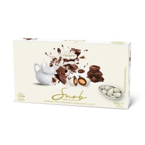 Confetti Crispo Color Avorio con mandorla e cioccolato | LINEA SNOB da 500 gr
