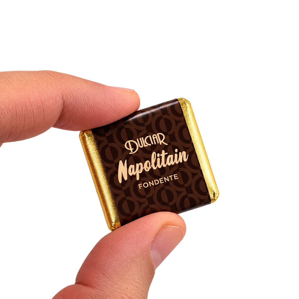 Napolitain Dulciar | Cioccolatini fondente 52% - Busta da 1 kg - immagine 3