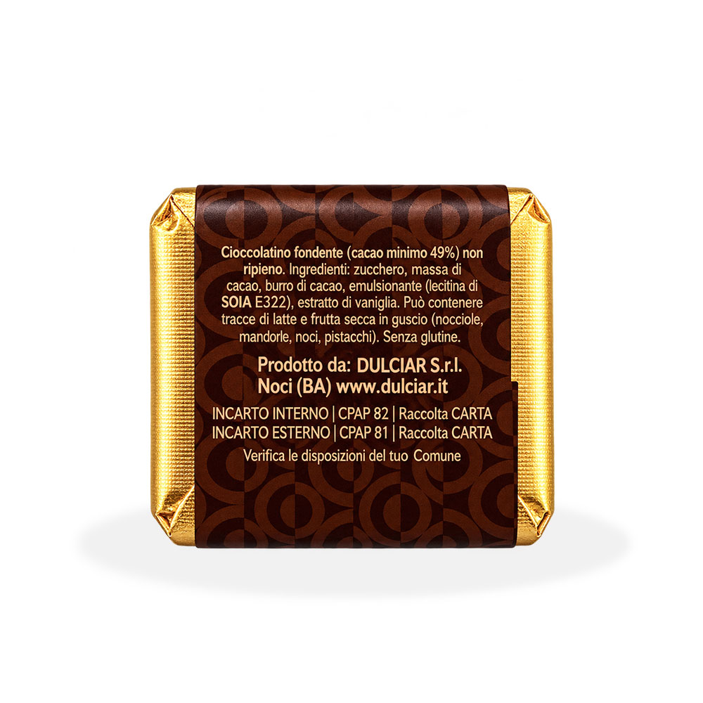 Napolitain Dulciar | Cioccolatini fondente 52% - Busta da 1 kg - immagine 2