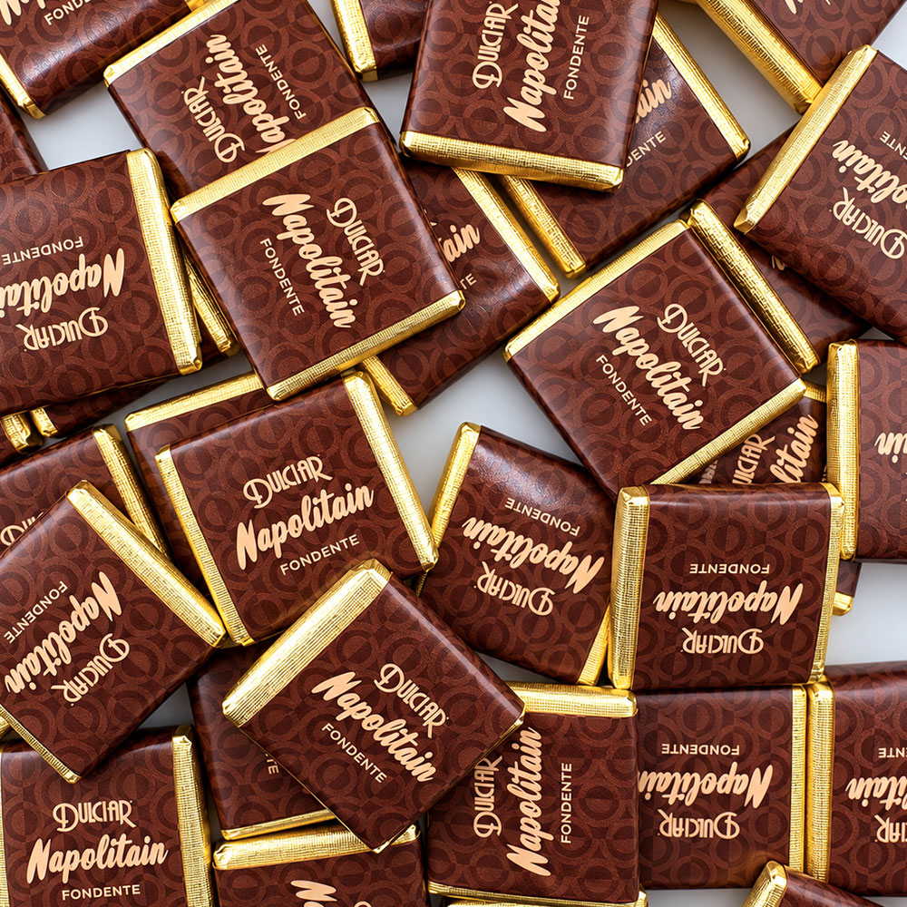 Napolitain Dulciar | Cioccolatini fondente 52% - Busta da 1 kg - immagine 4