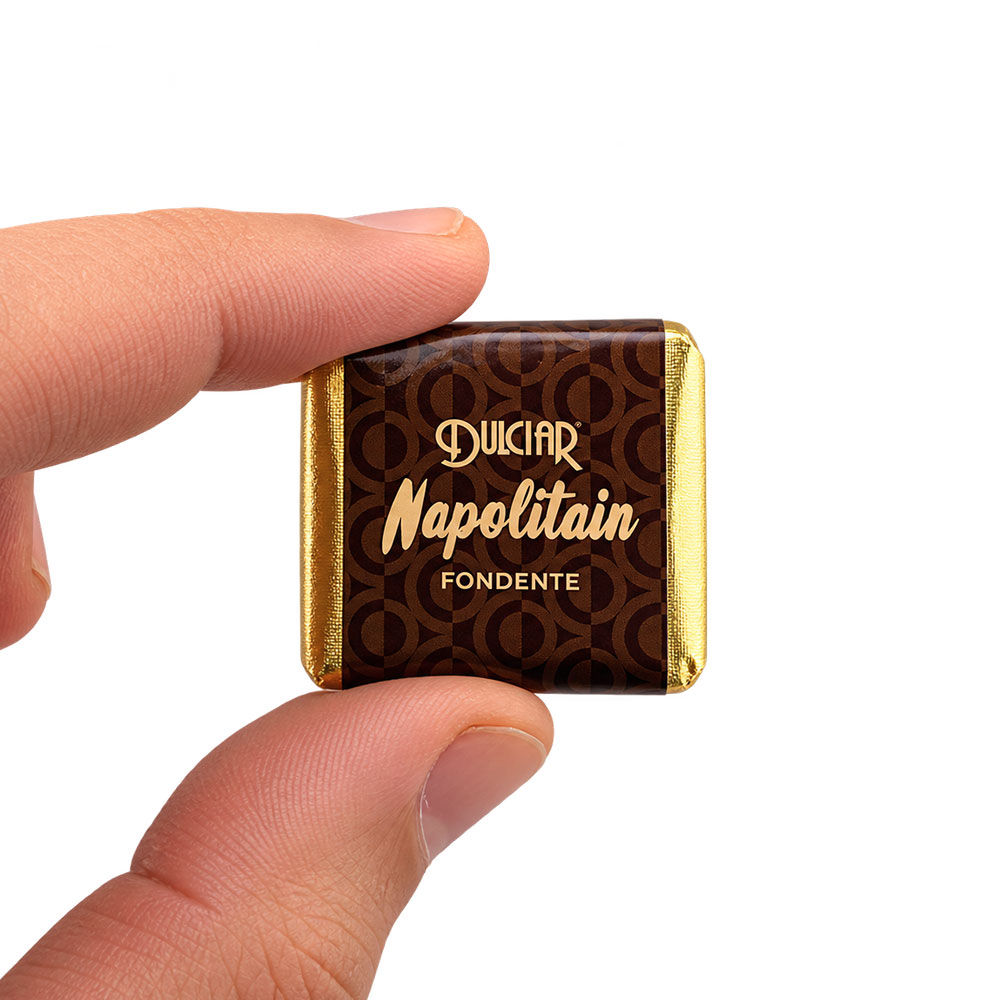 Napolitain Dulciar | Cioccolatini fondente 52% - Busta da 1 kg - immagine 5